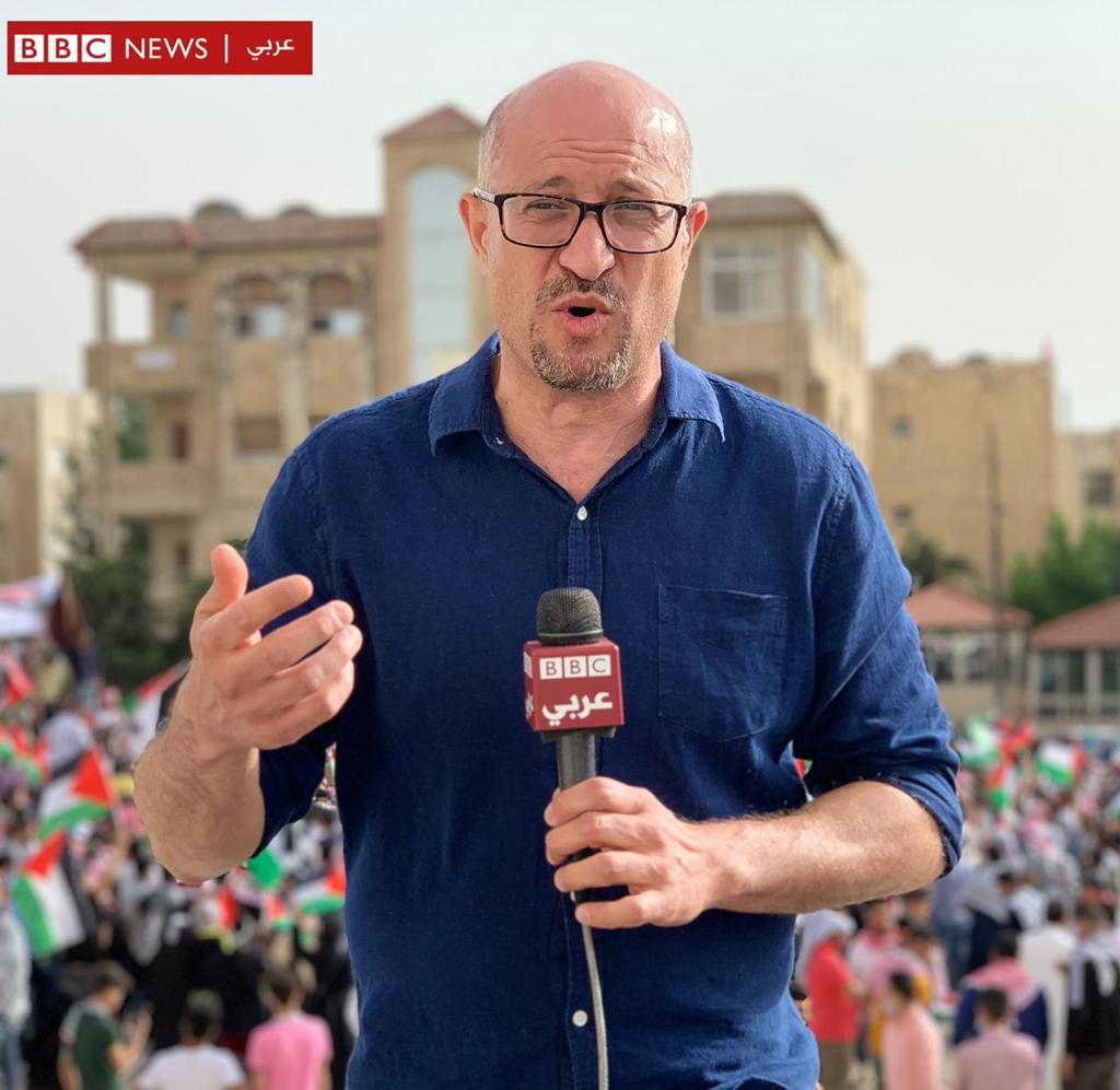 Murad Batal Shishani reporting with the BBC